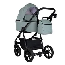 Коляска 2в1 Tossa PITUSO кожа Sage