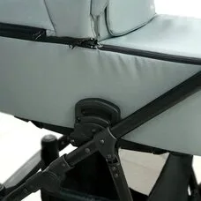 Коляска 2в1 Tossa PITUSO кожа Sage
