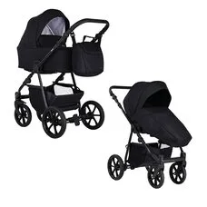 Коляска 2 в1 Tossa PITUSO Black