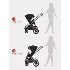 Коляска 2в1 FALCON RANT RA097 Black