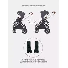 Коляска 2в1 CRUISE Rant Jet Carbon