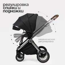 Коляска Прогулочная TOMIX Adele Black