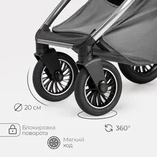Коляска прогулочная TOMIX Adele Grey