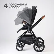 Коляска 3в1 TOMIX Travel Black