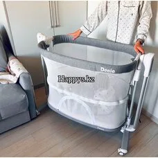 Колыбель-приставная кроватка 3в1 Denia Pituso Grey