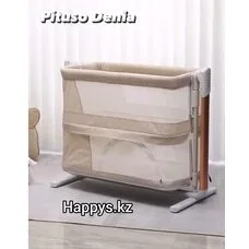 Приставная кроватка 3в1 Denia Pituso Lux Beige