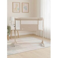 Кроватка приставная Tomix Moona Beige