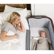 Приставная кроватка Tutti Bambini CoZee Luxe Walnut Slate 