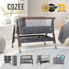 Приставная кроватка Tutti Bambini CoZee Luxe Walnut Slate 