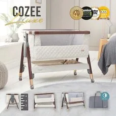 Приставная кроватка Tutti Bambini CoZee Luxe Walnut Cream 