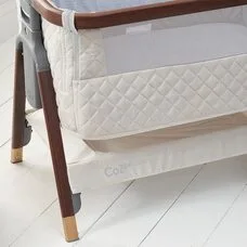 Приставная кроватка Tutti Bambini CoZee Luxe Walnut Cream 