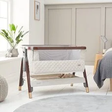 Приставная кроватка Tutti Bambini CoZee Luxe Walnut Cream 
