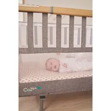 Кроватка трансформер приставная Tutti Bambini CoZee XL Oak/Charcoal