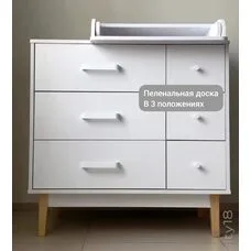 Комод Kids Vintage Premium PITUSO Белый аляска
