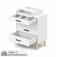 Комод детский TOMIX Lorran белый