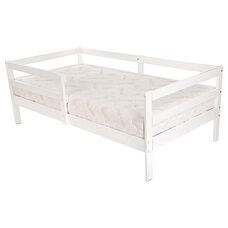 Кровать детская-подростковая с бортиками BamBino PITUSO Белый
