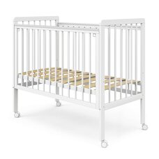 Кроватка детская PITUSO TINY колесо Белая аляска