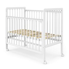 Кроватка детская PITUSO TINY колесо Белая аляска