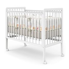 Кроватка детская PITUSO TINY колесо Белая аляска