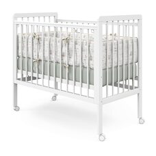 Кроватка детская PITUSO TINY колесо Белая аляска