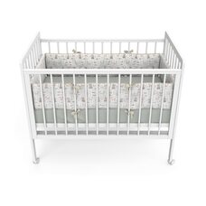 Кроватка детская PITUSO TINY колесо Белая аляска