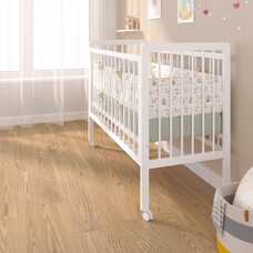 Кроватка детская PITUSO TINY колесо Белая аляска