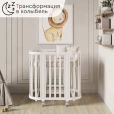 Кроватка трансформер 5в1 TOMIX NUVELLA белый