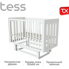 Кроватка TOMIX TESS белая
