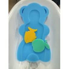 Губка-матрасик для купания Tomix синяя