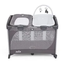 Манеж Commuter Change & Snooze with Bassinet Linen Grey JOIE