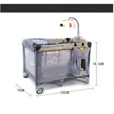 Манеж кроватка двухуровневый Cobabies-8102