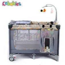 Манеж кроватка двухуровневый Cobabies-8102
