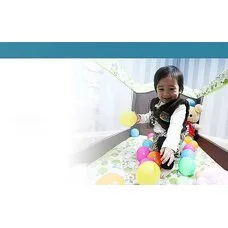 Мягкий манеж-кроватка двухуровневый Mamakids H31-7