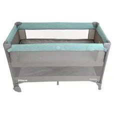 Двухуровневый манеж Pituso VALENCIA Mint grey