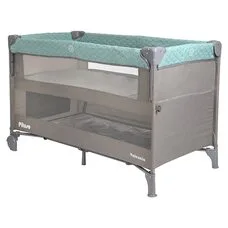Двухуровневый манеж Pituso VALENCIA Mint grey