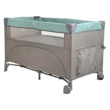 Двухуровневый манеж Pituso VALENCIA Mint grey