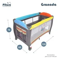 Кровать-манеж Granada Puppy Песик PITUSO