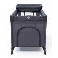 Детский двухуровневый манеж LULLABY Lux TOMIX Grey