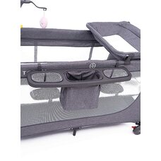 Детский двухуровневый манеж LULLABY Lux TOMIX Grey