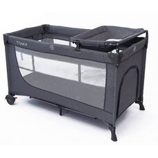 Детский двухуровневый манеж LULLABY Lux TOMIX Grey