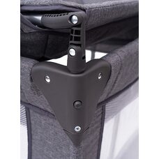 Детский двухуровневый манеж LULLABY Lux TOMIX Grey