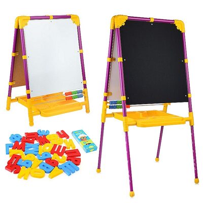 Мольберт двусторонний растущий Сиреневый НИКА 