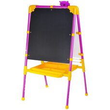 Мольберт двусторонний растущий Сиреневый НИКА 