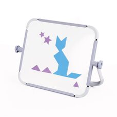 Двухсторонняя доска знаний настольная grey