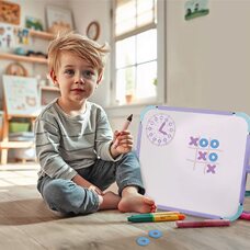 Двухсторонняя доска знаний настольная Ника мультиколор