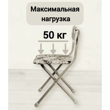 Стул детский складной мягкий моющийся ГОРОШЕК розовый НИКА