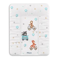 Пеленальный матрас Pituso Машинки 72х52