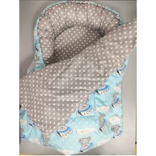 Кокон-гнездо для новорожденного одеяло+подушка