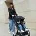 Прогулочная коляска с переставным блоком Flex 360 Happy Baby black
