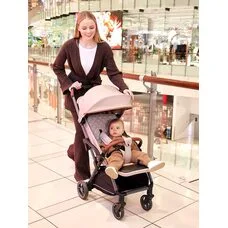 Прогулочная коляска MOWBABY ATOM BEIGE 